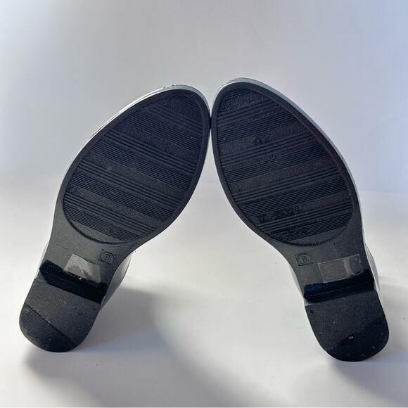 Juicy Couture Black Glitter Rain Boots | Chelsea Jelly Waterproof Size 8 - Picture 4 of 9